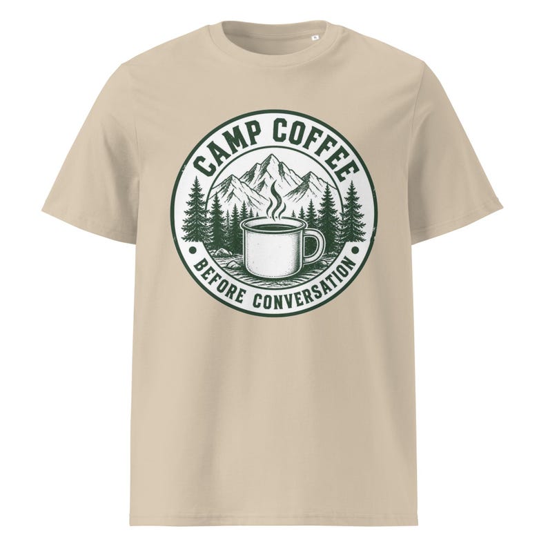 Camp Coffee Before Conversation Tee